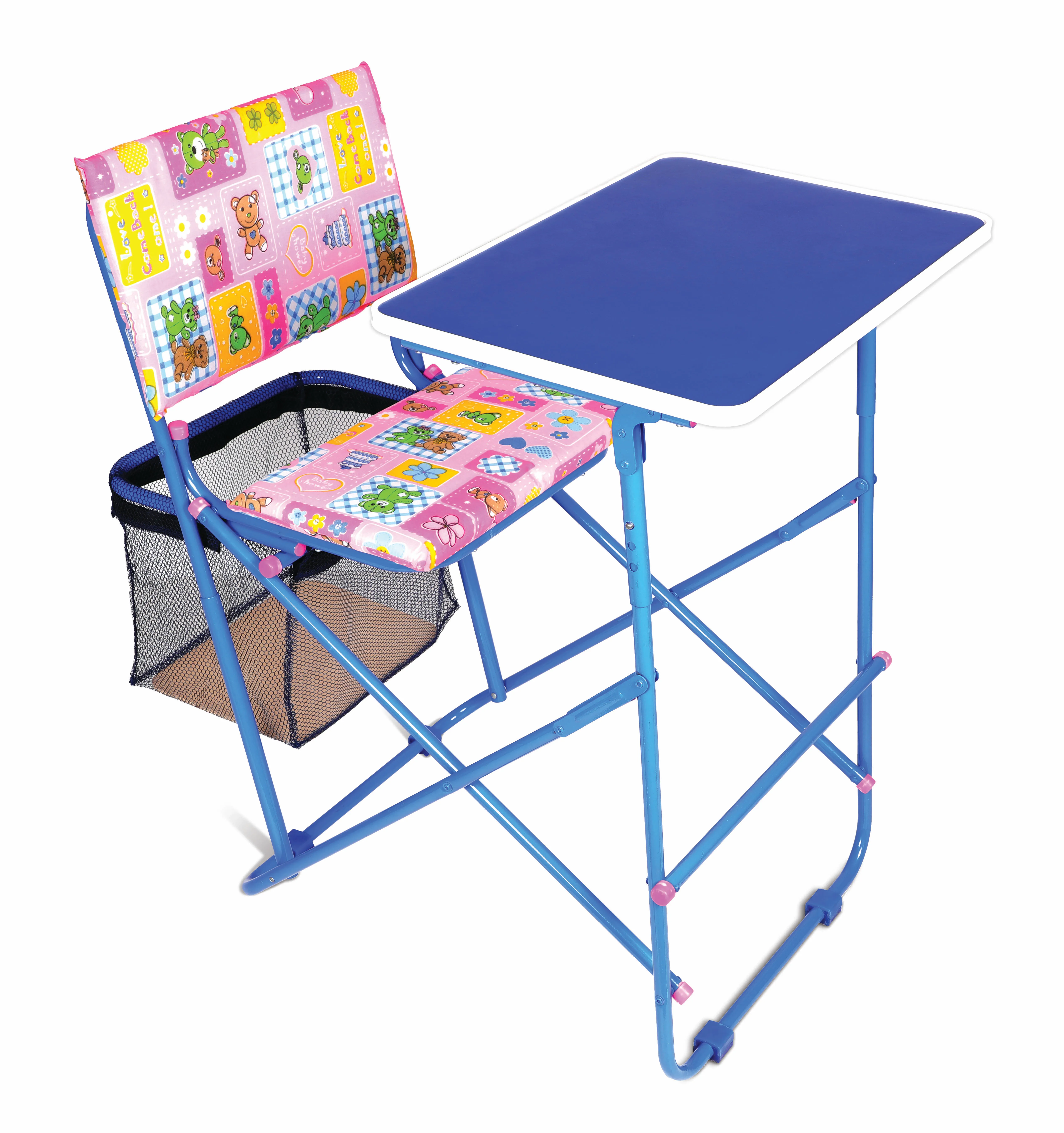 Trendy High Quality Furniture Set - Baby Study Desk With Attached Basket Available At Wholesale Price