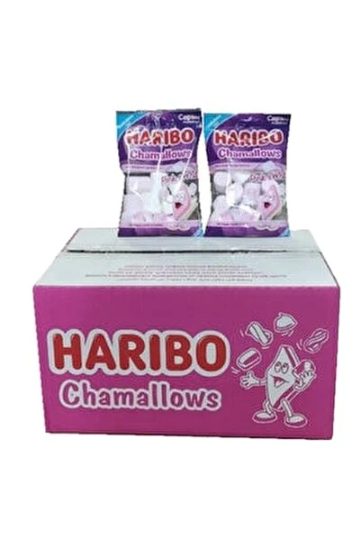 Хамелеоны Haribo розовый и белый зефир 25 г x 24 свежий запас новая дата оптовая продажа из