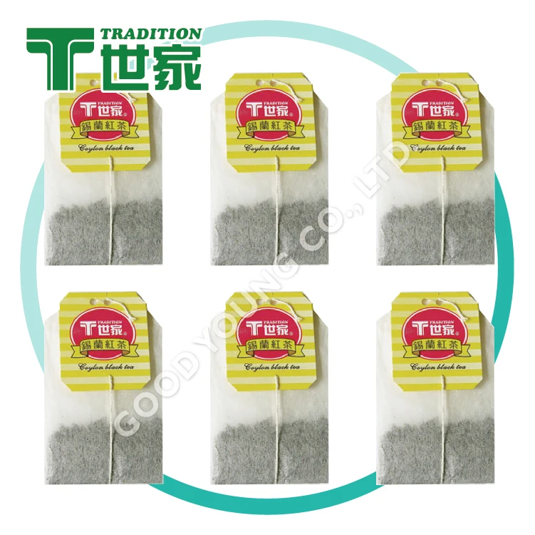 Good Young Bubble Tea Ingredients for Boba Tea 100 Packs Ceylon Black Tea Bag