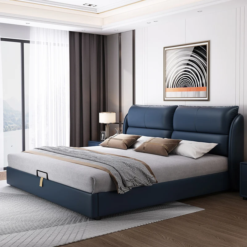 Modern Nordic Princess Bedroom Multi-color Optional Comfortable Practical Bedroom Antique White Distressed Bedroom Furniture