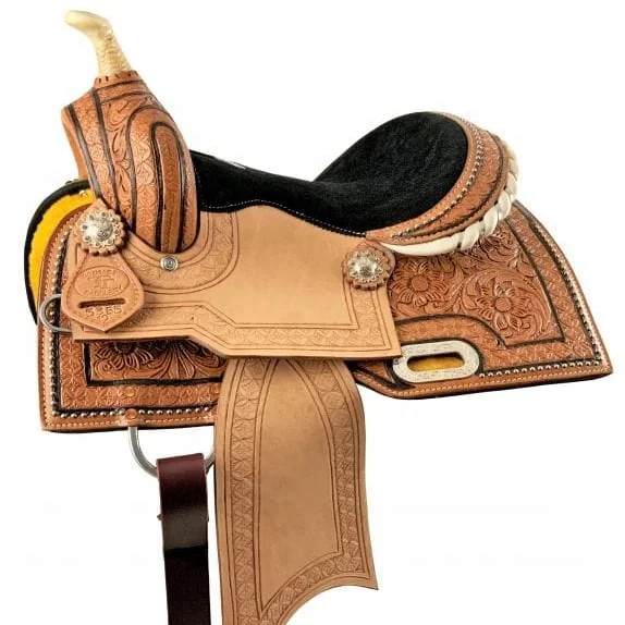 Best Seller In India Western Saddle Western Horse Saddle In Leather English horse racing products from India  DD Leather Saddle