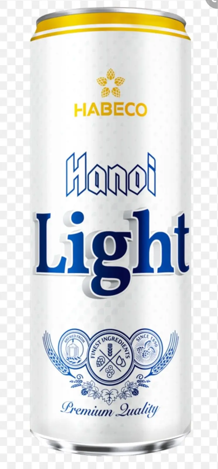 Ханой свет Гладкий может 330 мл/100% свет Гладкий может Ханое пива хит продаж!