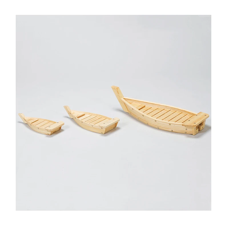 Unique Prices Buffet Style Sushi Tray Dinner Z979 Sumptuous Presentation Decorative Wooden Boats