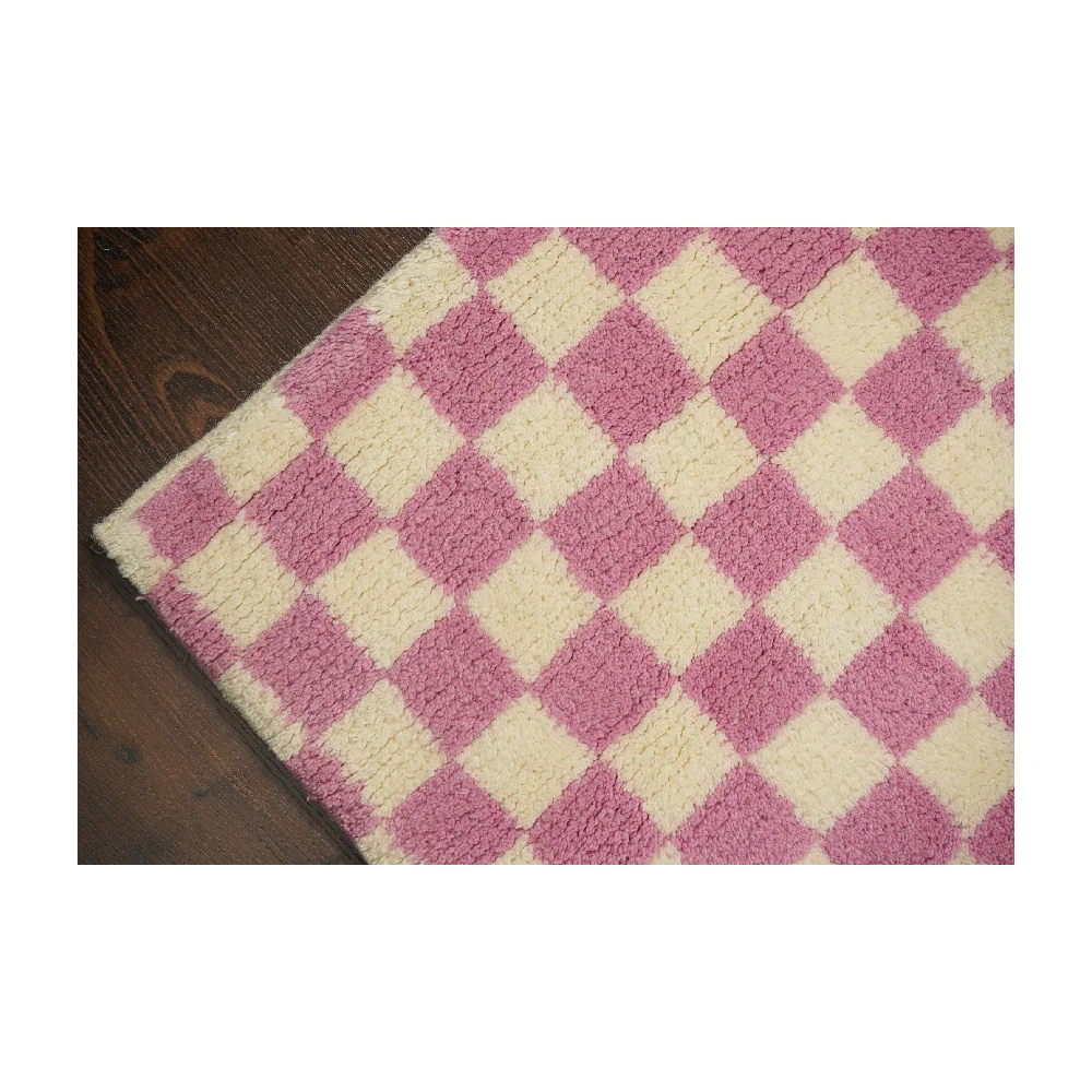 Trending Design Handwoven Wool Rug Infusing Bohemian Spirit into Your Home Wool Handwoven Boho Rug Modern Handmade Woollen Rug