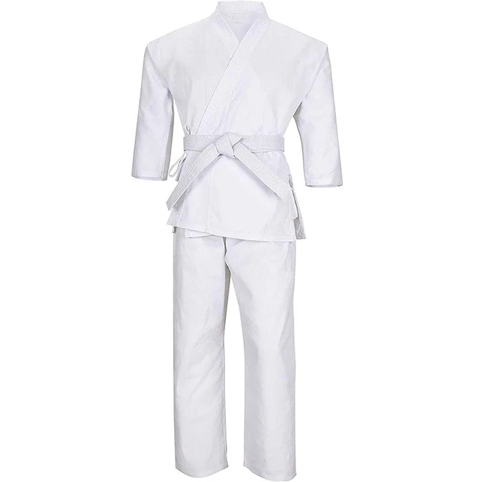 Hot Selling 100% Cotton Custom Made Martial Arts Taekwondo Karate Uniform New Fighting Training Judo and Kung Fu Style