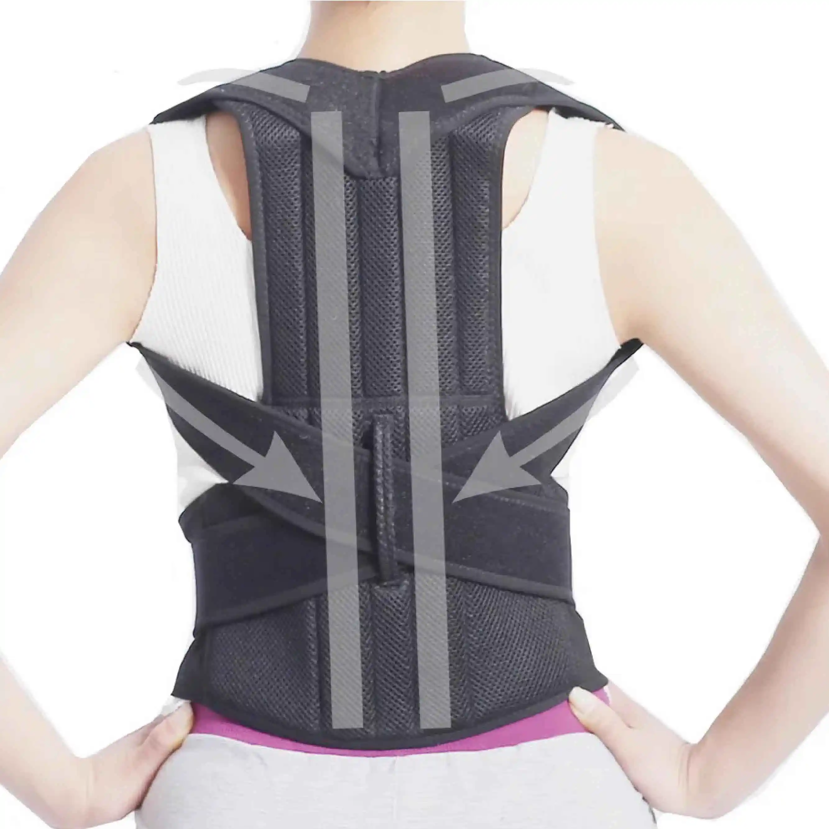 OEM 2023 Back Support Posture Correction Belt And Shoulder Support Belt Adjustable Back Brace Support belt