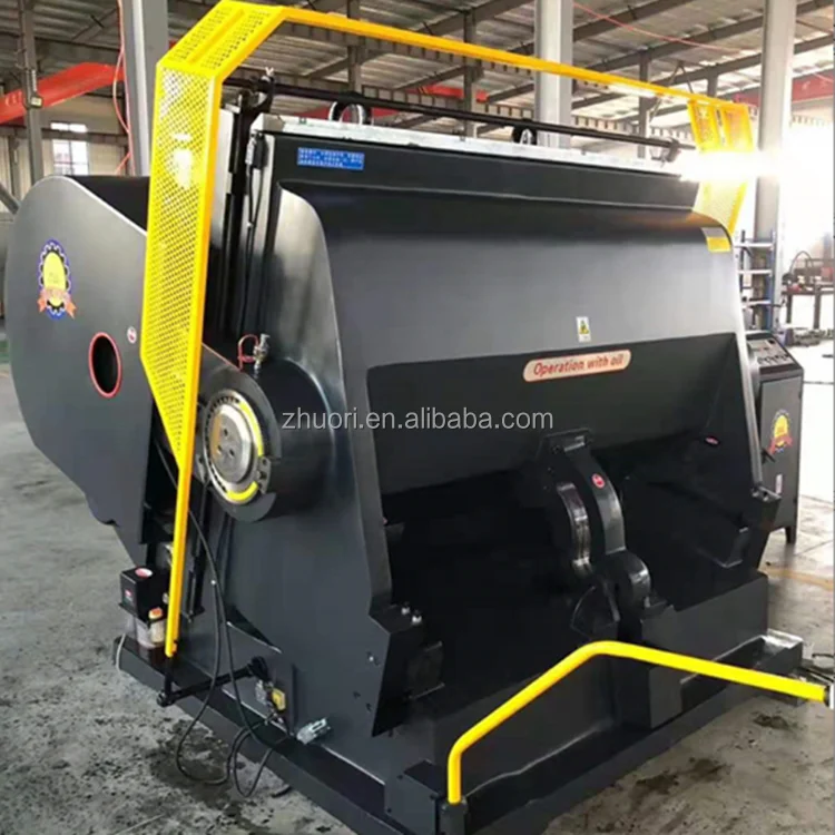 Z For Pizza Box Cake Box Making Crease Die Cutting Machine Flat Matching Cardboard Cutting Machine Die Cutting Creasing Machine