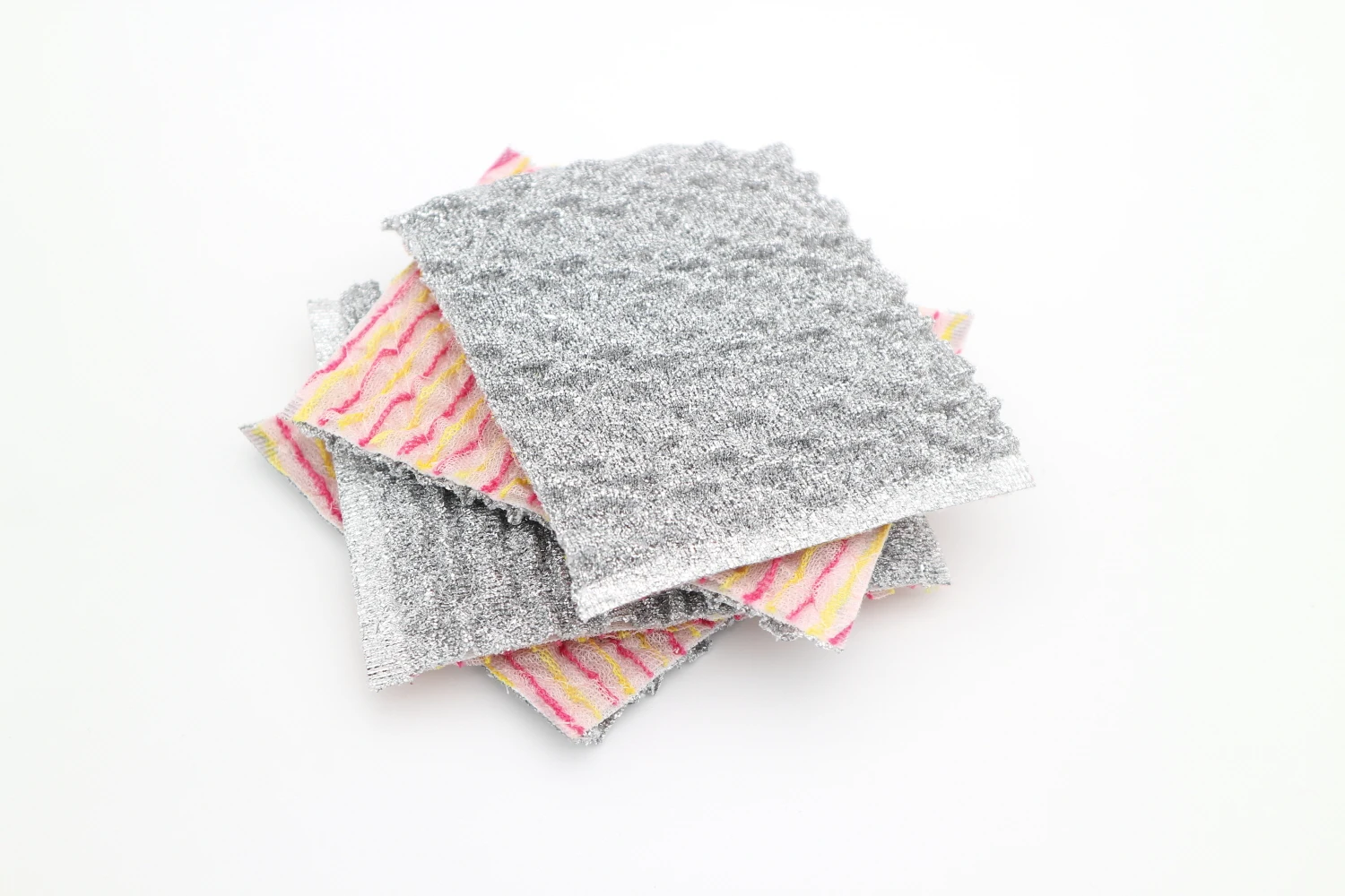 Crimp scrubbing cloths Korean made rich bubble no chemical glue Best No Scratch Kitchen Scrubber Crimp Scrubbing Cloth