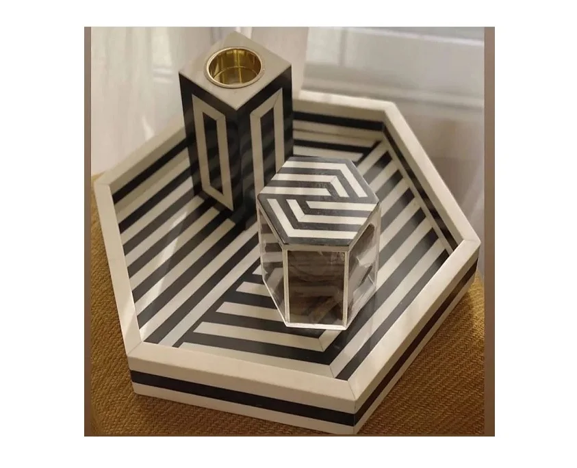 2024 Ramadan Arabian Islamic mother of pearl inlay incense burner arabic oud bakhoor wholesale Price incense burner gifts set