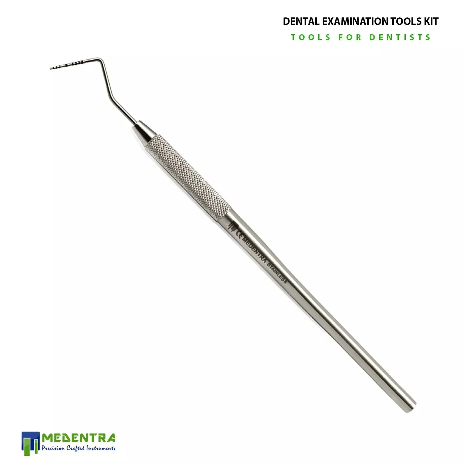 Профессиональные карманные зонды UNC CP-15 Williams щипцы из нержавеющей стали Debakey Пинцет для стоматологического исследования набор жевательных резинок 4 шт.