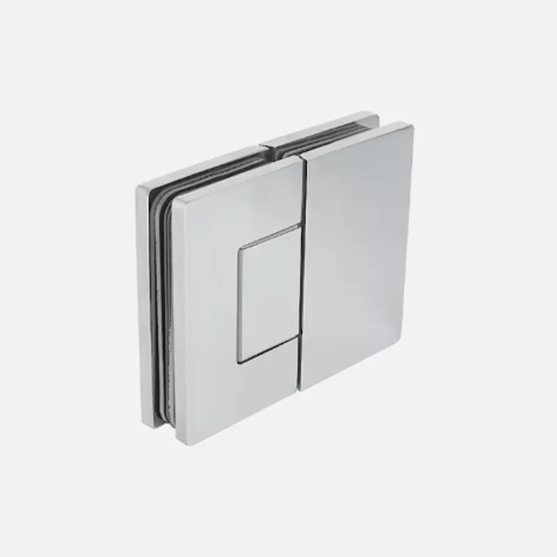 Adjustable Hidden Screw Hinge 180 Glass to Glass Door Hinge Brass Shower Hinge