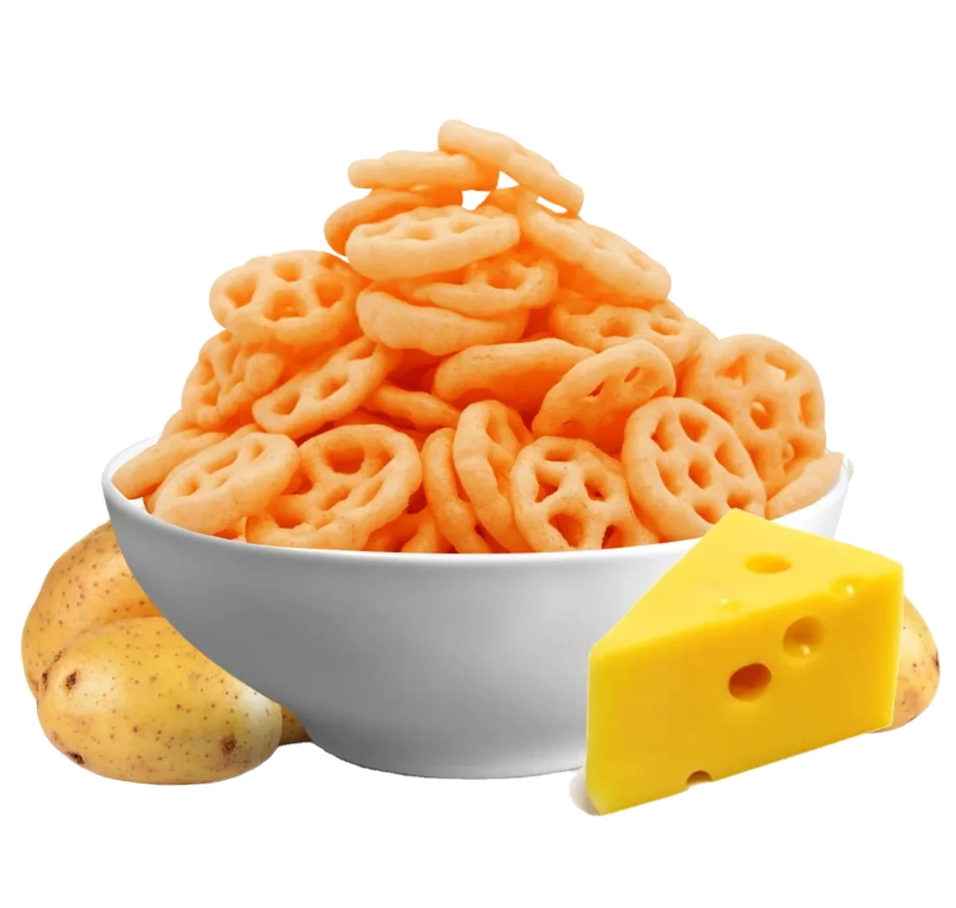 High Quality Potato Roda Man Cheese Flavour Ready to Eat Fruit & Vegetable Snacks Made with Fresh Potato No Preservatives