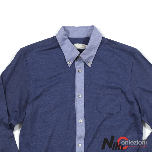 High Quality Made in Italy Elegant and Customizable Shirt for men 100% Cotton Long Sleeve Liner