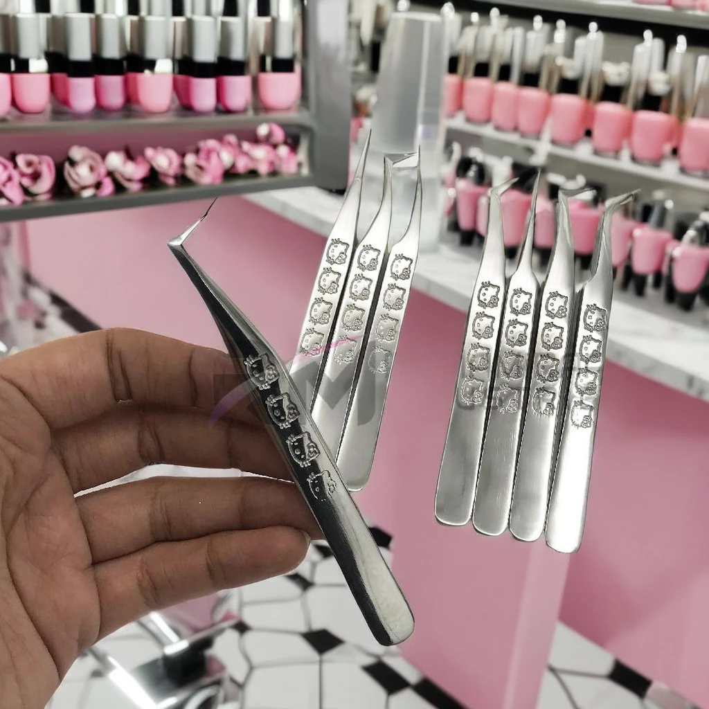 Hello Kitty Пинцет для ресниц лидер продаж японская нержавеющая сталь объемный высокое качество все точки