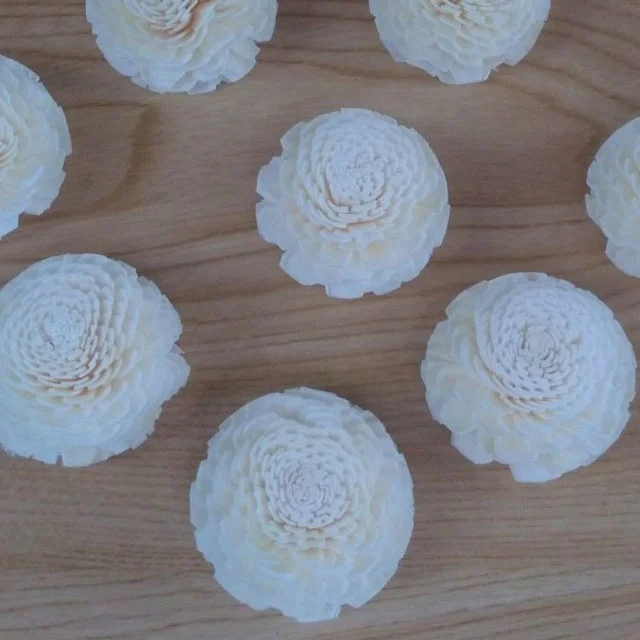 Jasmine Sola Wood Flowers Artificial Dried Wholesale Handicraft Home Decor Decoration Thailand Reed Diffuser