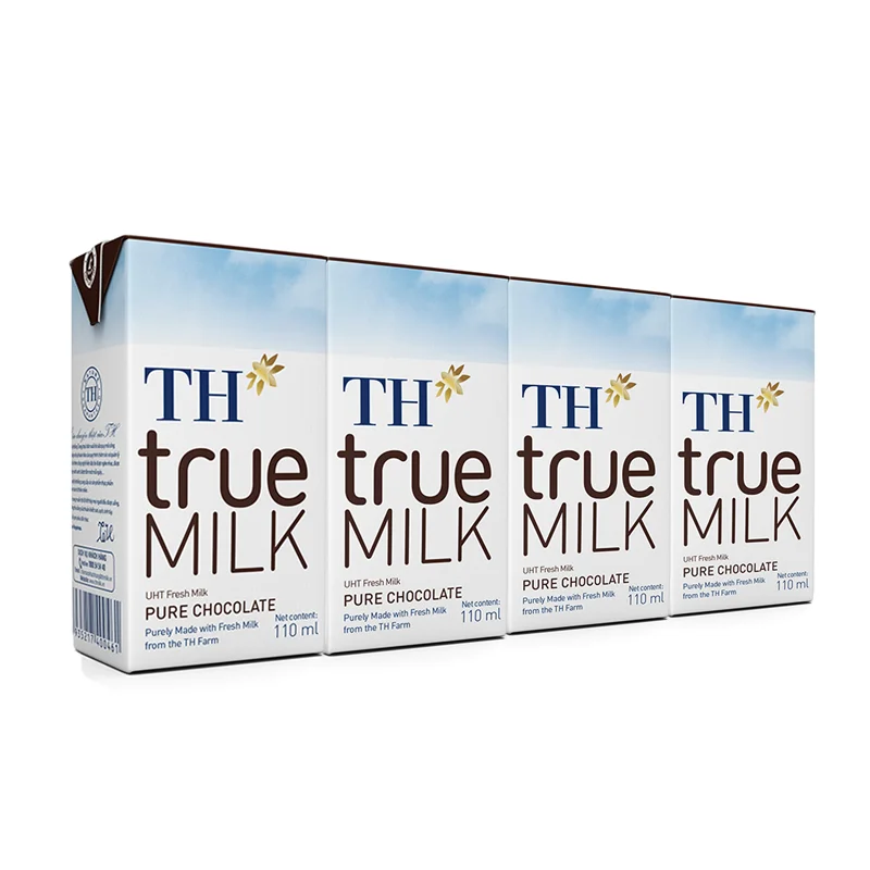 Свежее шоколадное молоко TH, натуральное бычье молоко, 110 мл, стерилизованные молочные продукты высокого качества, ароматизированное молоко