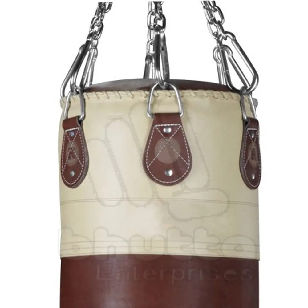 Real Leather Fitness  Hanging Kick Sandbag Adults Gym Exercise  Boxing Punching Bags