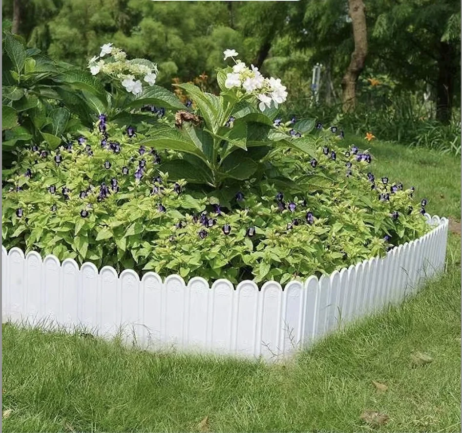 0.3*2m Outdoor vegetable garden flower bed partition lawn edge retaining soil plastic board garden nursery small fence guardrail