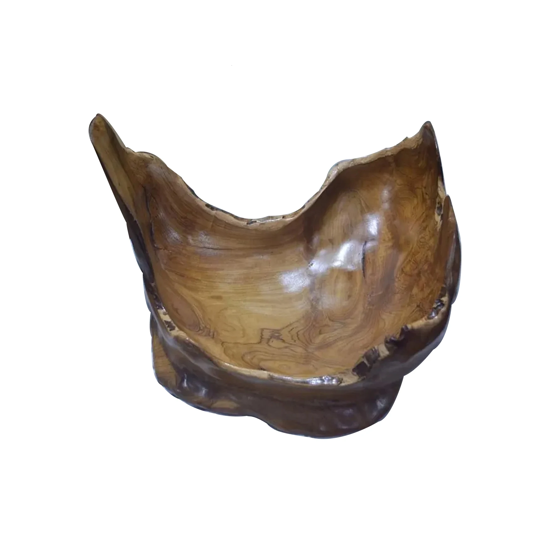 Durable Natural Wood Crafts Wooden Bowl From Indonesia Finest Wood For Furniture And Decoration in House Office Or Hotel