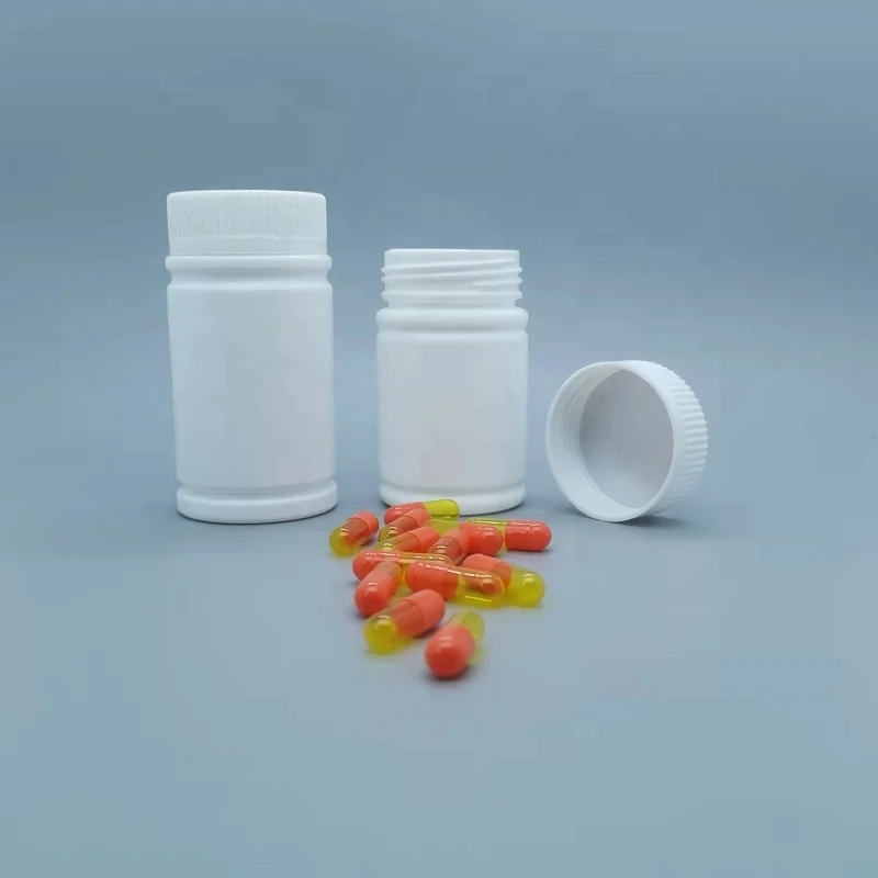 120ml 120cc 4oz wide mouth HDPE plastic bottle healthcare empty solid bottle with cap