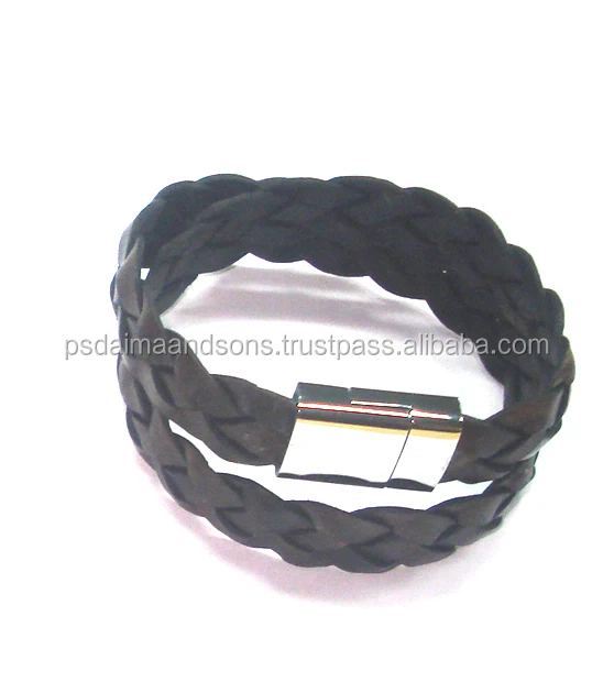 Wholesale Custom Luxury Women Leather Wrap Bracelet