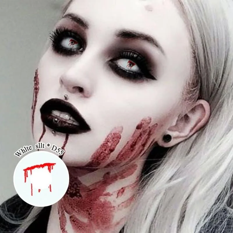 Lunatic eye wear Cosplay Crazy contact Freshtone yellow Cat funny and cheap Halloween Contacts Lens