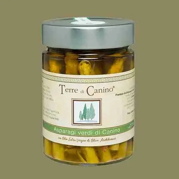 290 gr Pot Best Quality Italian Green Asparagus in Extra Virgin Oil with certificate of origine for restaurant and private