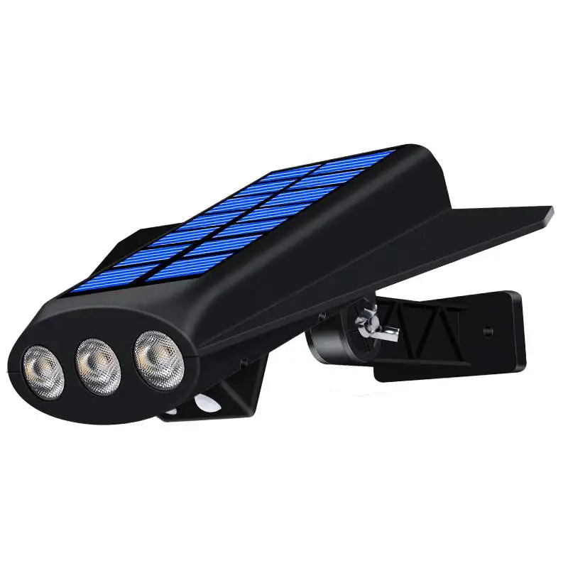 Solar Wall Light Outdoor Motion Sensor Street Lamps 3 Lights Modes Waterproof Pathway Spotlight for Patio Yard Garden Solar Lamp