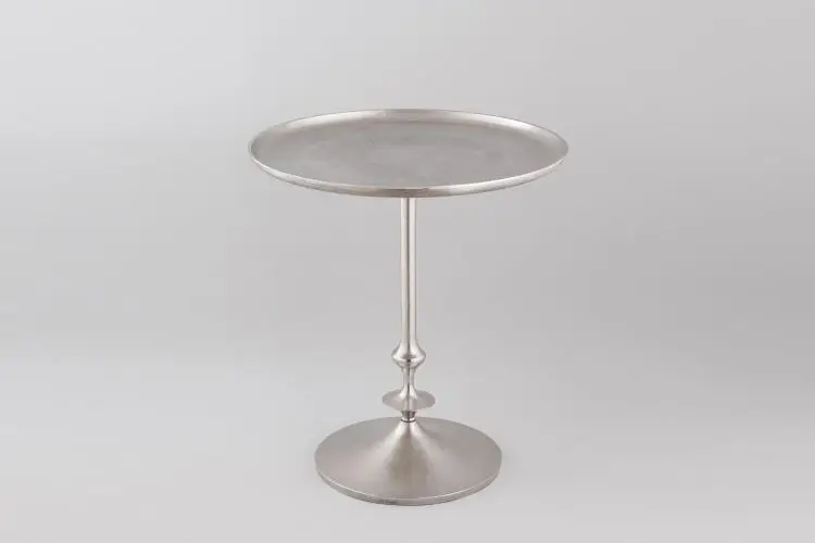 Luxury Home Furniture Aluminium New Design Metal Coffee Table Side Table Metal for Living Room Decoration Home Hotel Decor