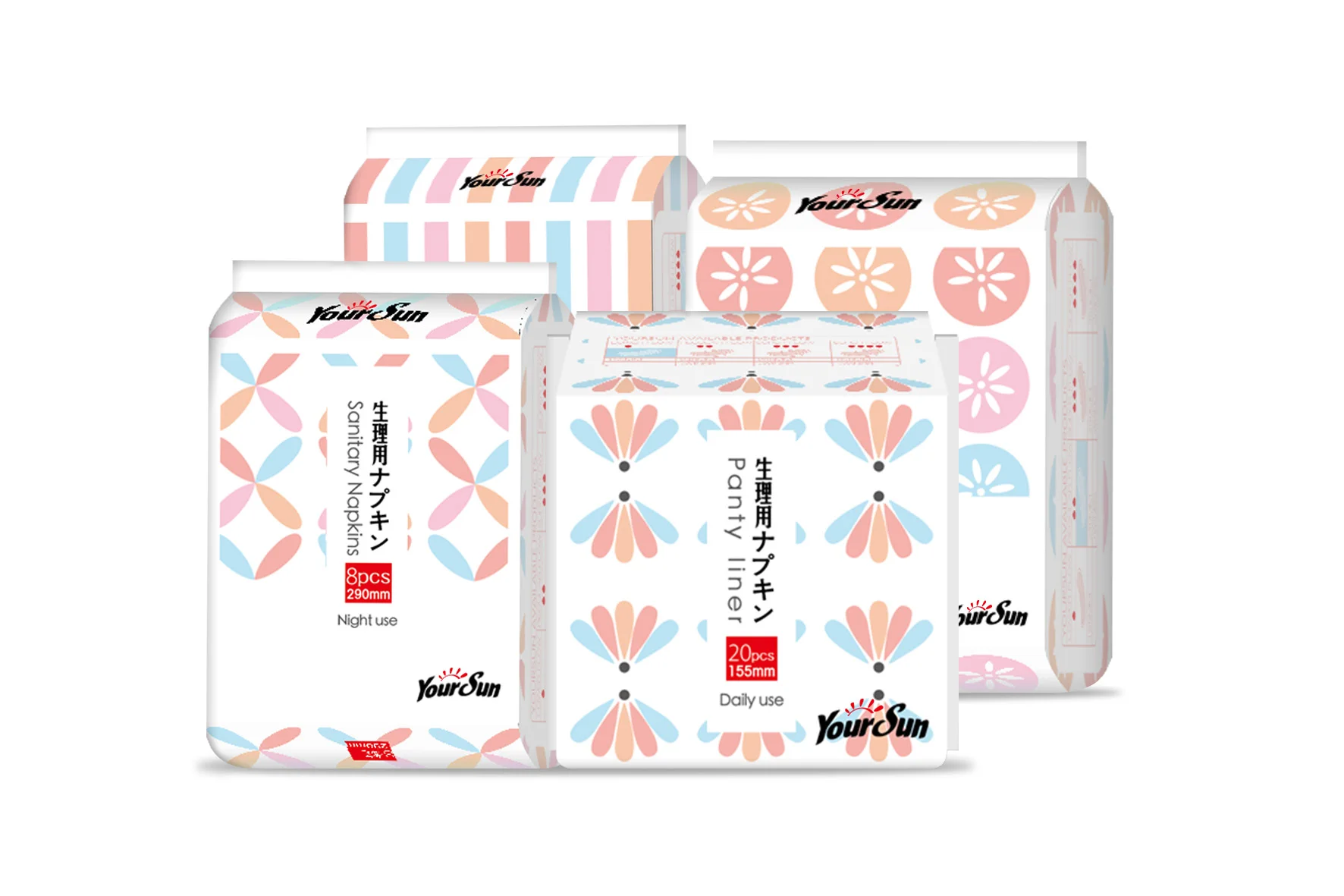Biodegradable Ladies Sanitary Pads Wholesale Organic Cotton Super Absorbent Anion Sanitary Napkin For Woman