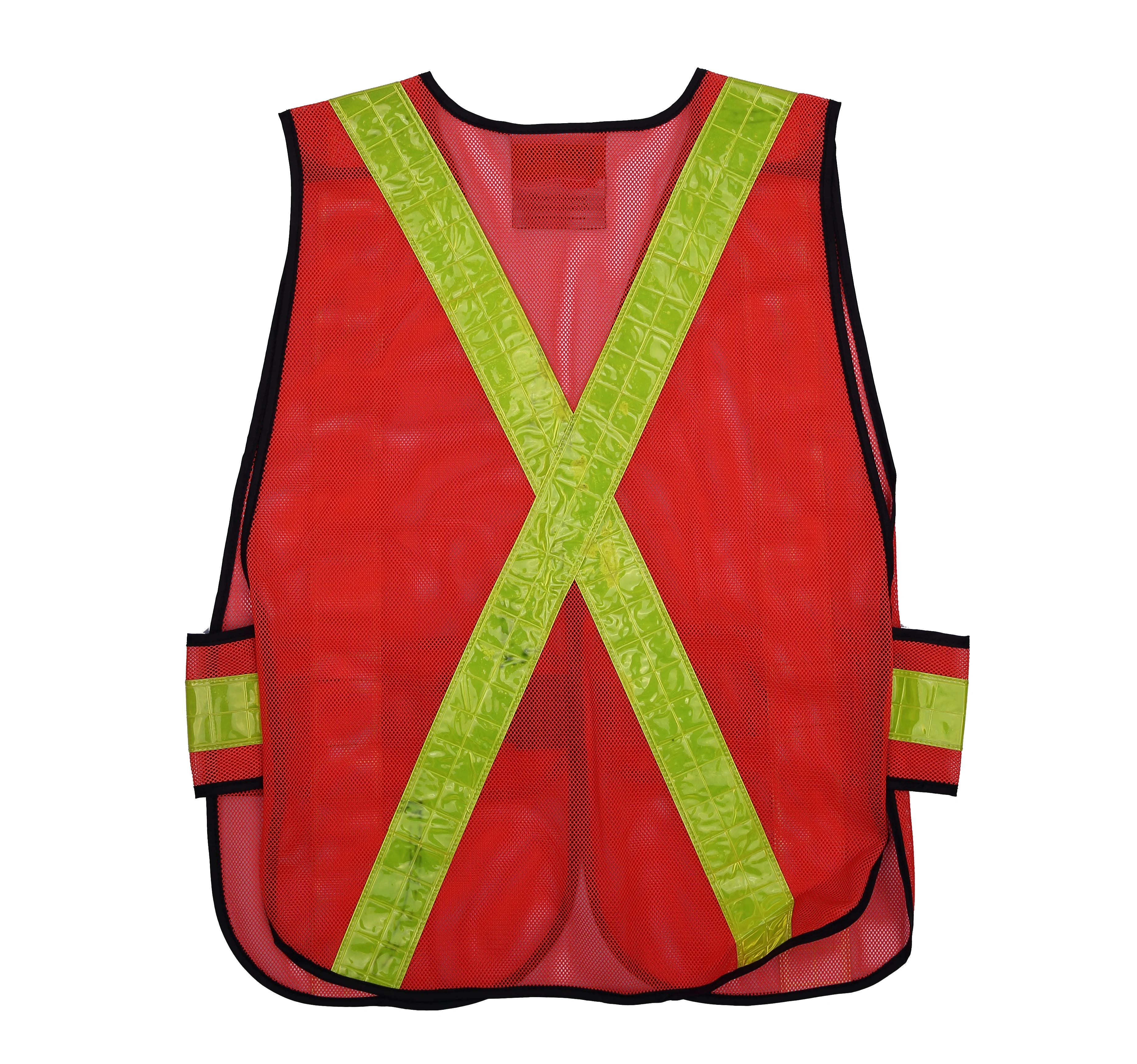 Factory direct sale high quality 100% polyester mesh vest can be customized reflective safety vest