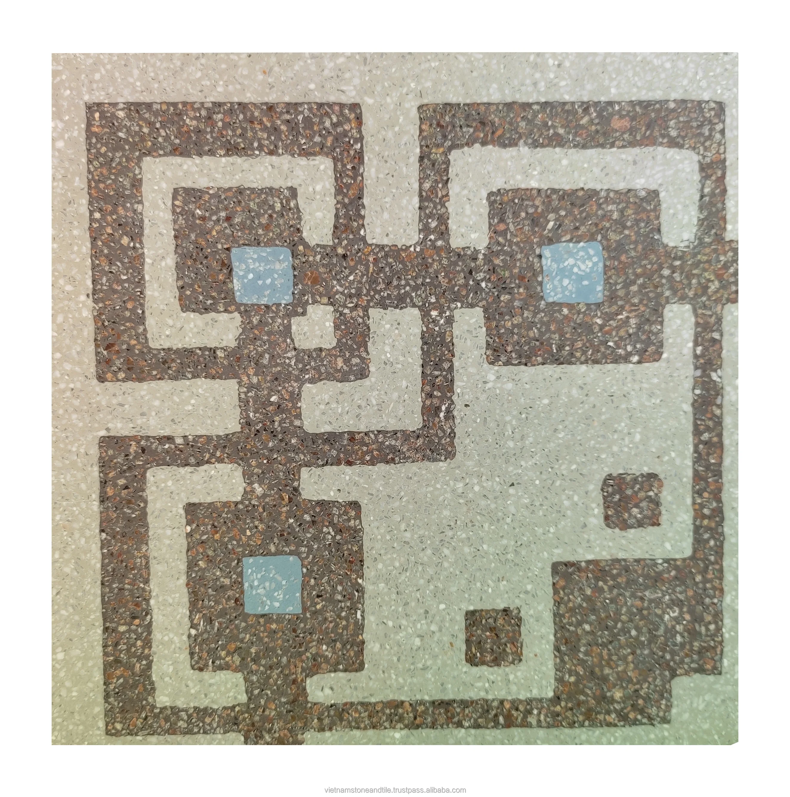 Фабричная изготовленная на заказ цементная наклейка напольная шиантовая французская декоративная плитка энкаустика ручной работы терраццо Роскошная настенная