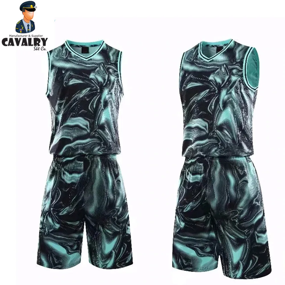 Latest Design Sport Wear Custom Basketball Uniform High Quality Custom Sublimation Basketball Uniform By CAVALRY SKT COMPANY