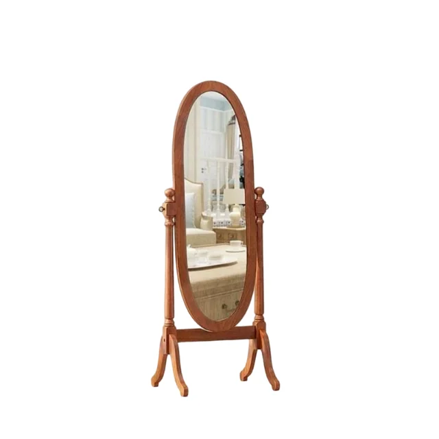 arch French PU Framed mirrors decor full length natural dressing mirror wall High Quality Design