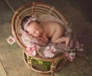 Modern Cute kids chair for photography prop for newborn babies children from 0 to 4 years lounge basket nursery toddler basket