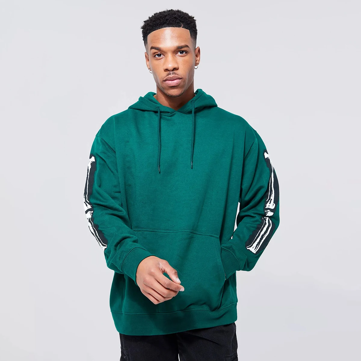 Professional quality Hand Made Custom Logo Print Best Selling Unique Design Breathable Puff Printing Hoodies