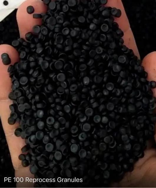 Reprocessed Back Color HDPE PE100 Blow Moulding Granules