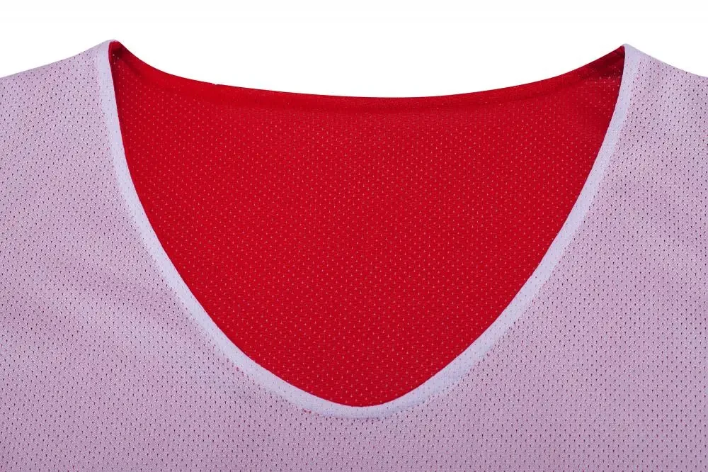 Reversible Basketball Jersey Quick Drying Double Side Reversible Jersey Custom Sportswear Sleeveless Men Basketball Jersey