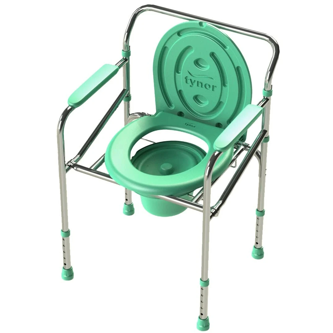 Wholesale Seller Commode Chair with Universal Size Silver Color 110 KG Load Capacity For Sale By Exporters