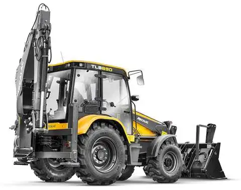 4X4 hydraulic excavator loader integrated machine wheel mini backhoe loader