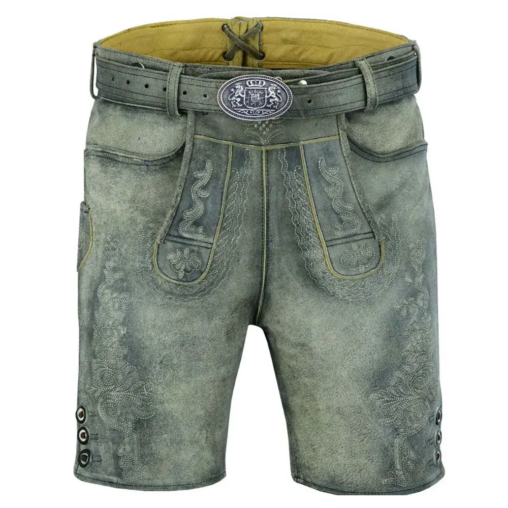 Oktoberfest Bavarian Garments High Quality Custom Embroidered Design Men Bavarian Shorts / Custom Made Men Bavarian Shorts