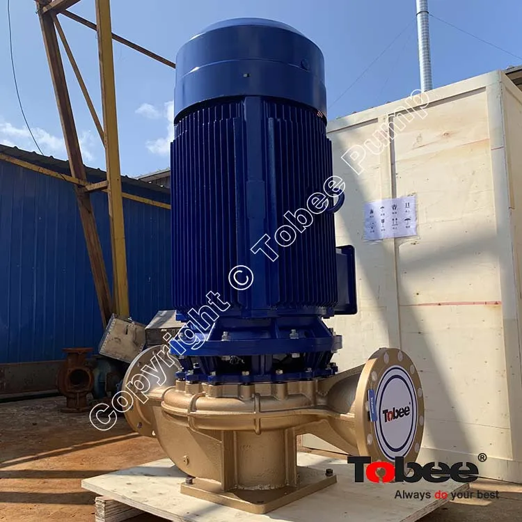 Marine Vertical Inline Pump with Bronze Impeller for Seawater Desalination and Salt water treatment plants