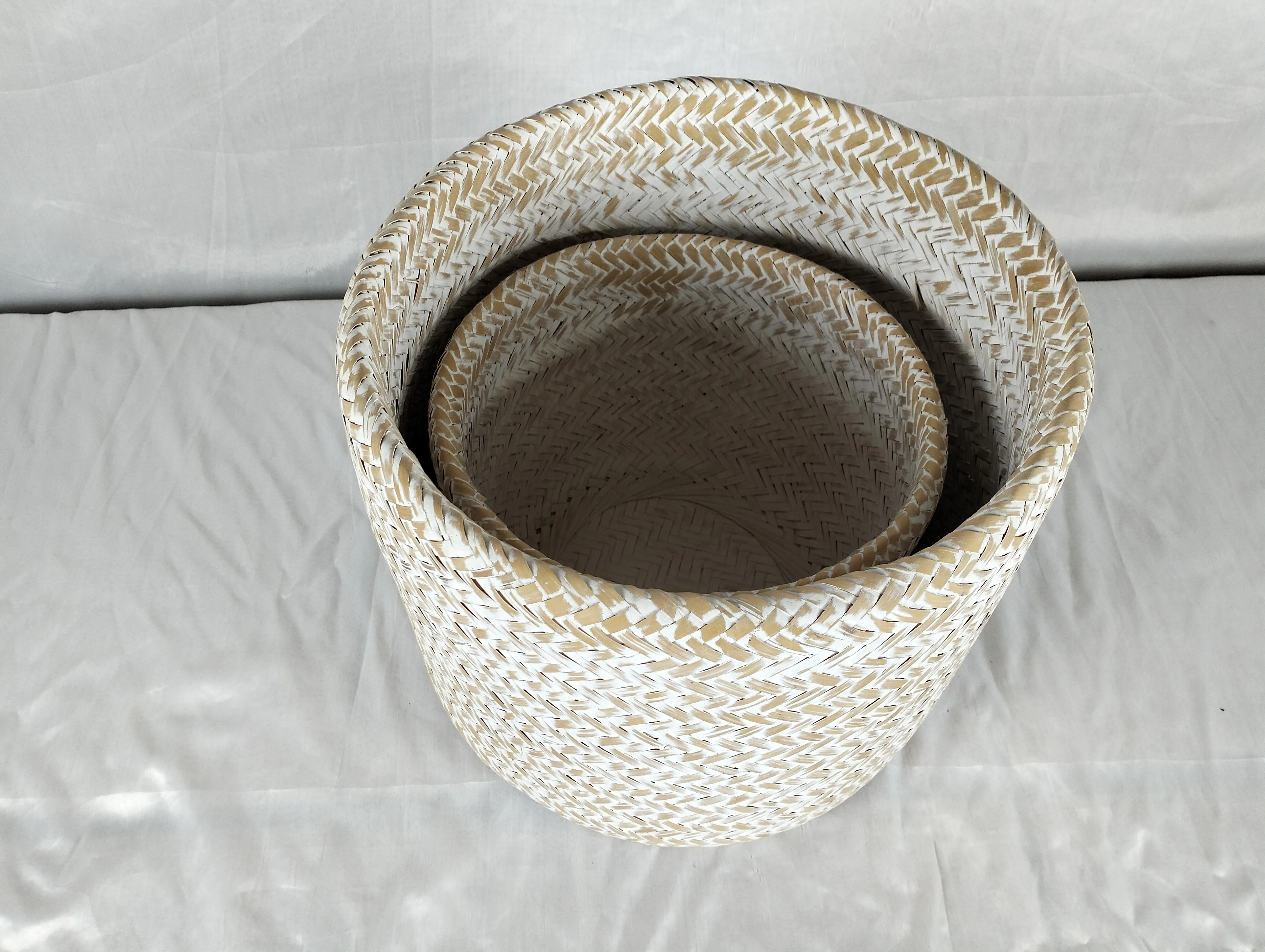 Rattan Bamboo Storage Basket Custom Woven Basket Cheap Price From Vietnam