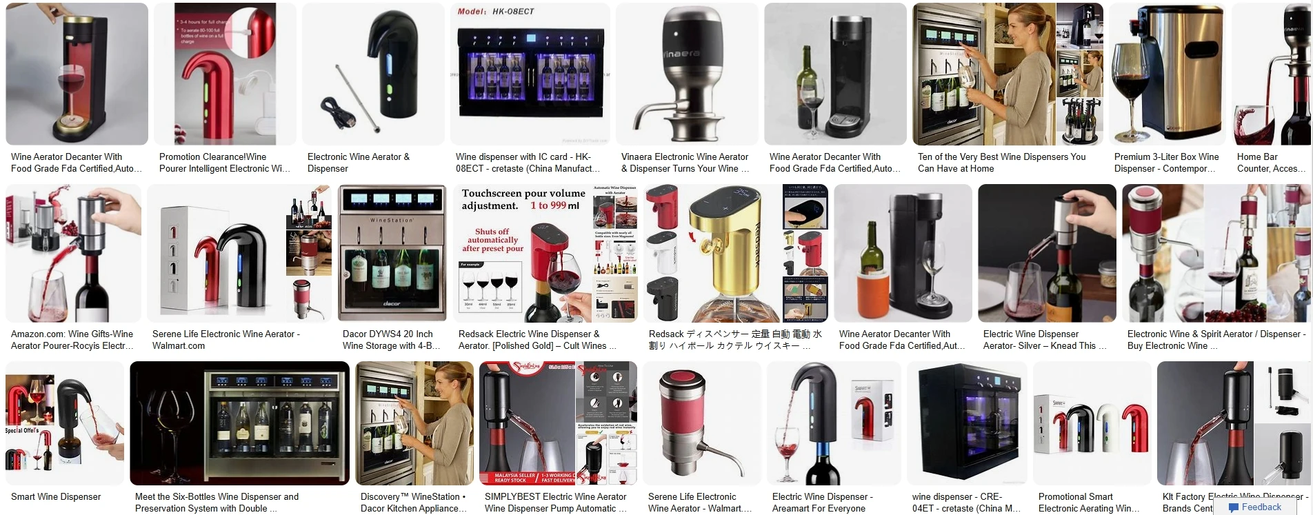 Electronic Wine Dispenser Aerator Decanter For Water wine whiskey Redsack Dispenser Pourer