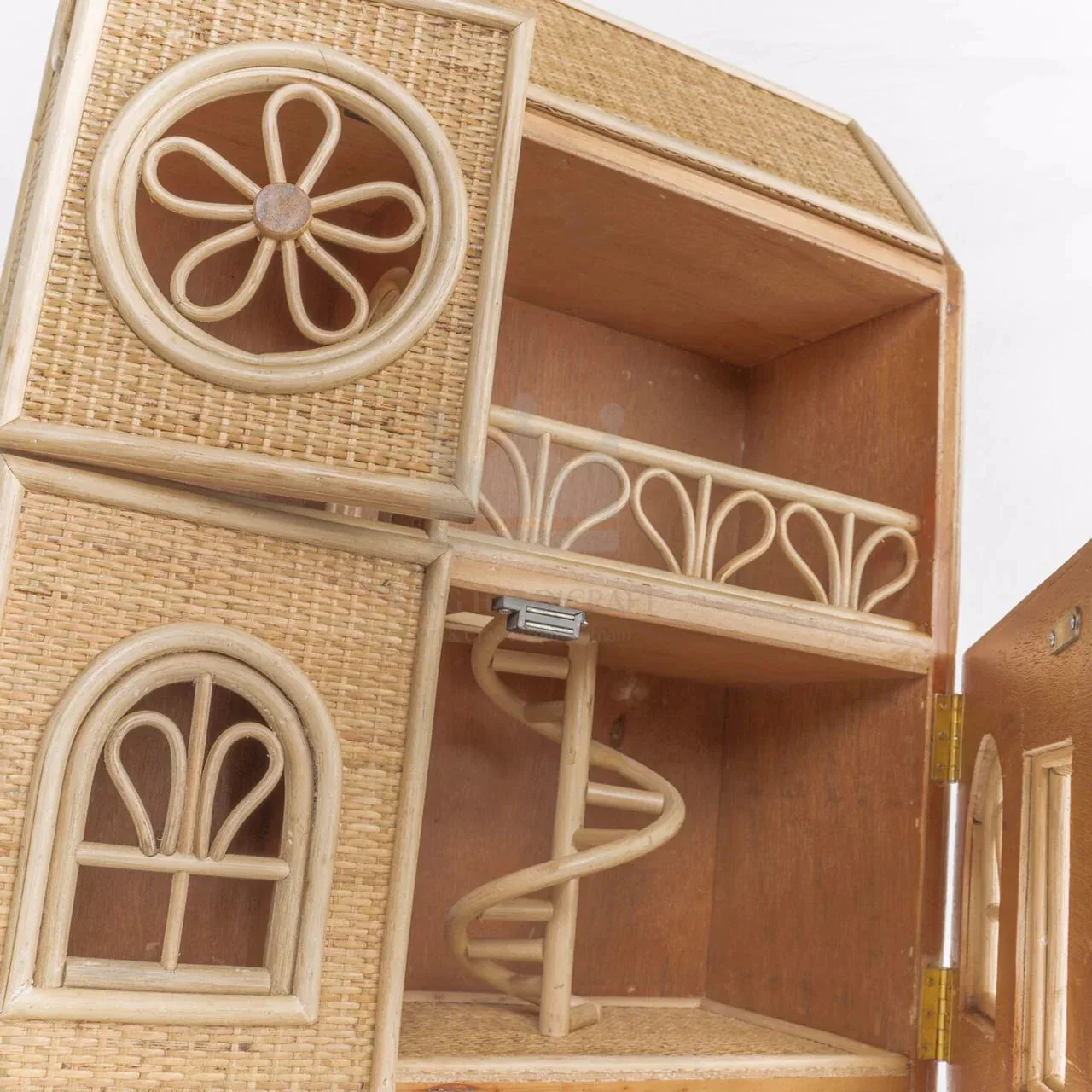 Rattan natural furniture for dolls new design for kid furniture nersery high quality hot sale 2023