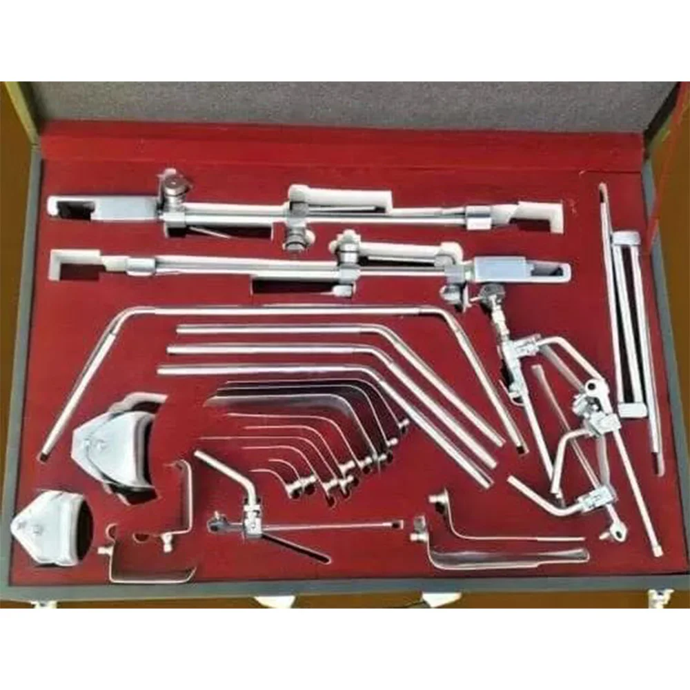 Premium Stainless Steel Thompson Retractor Set for Liver & Kidney Surgery - Adjustable and High Quality Instruments