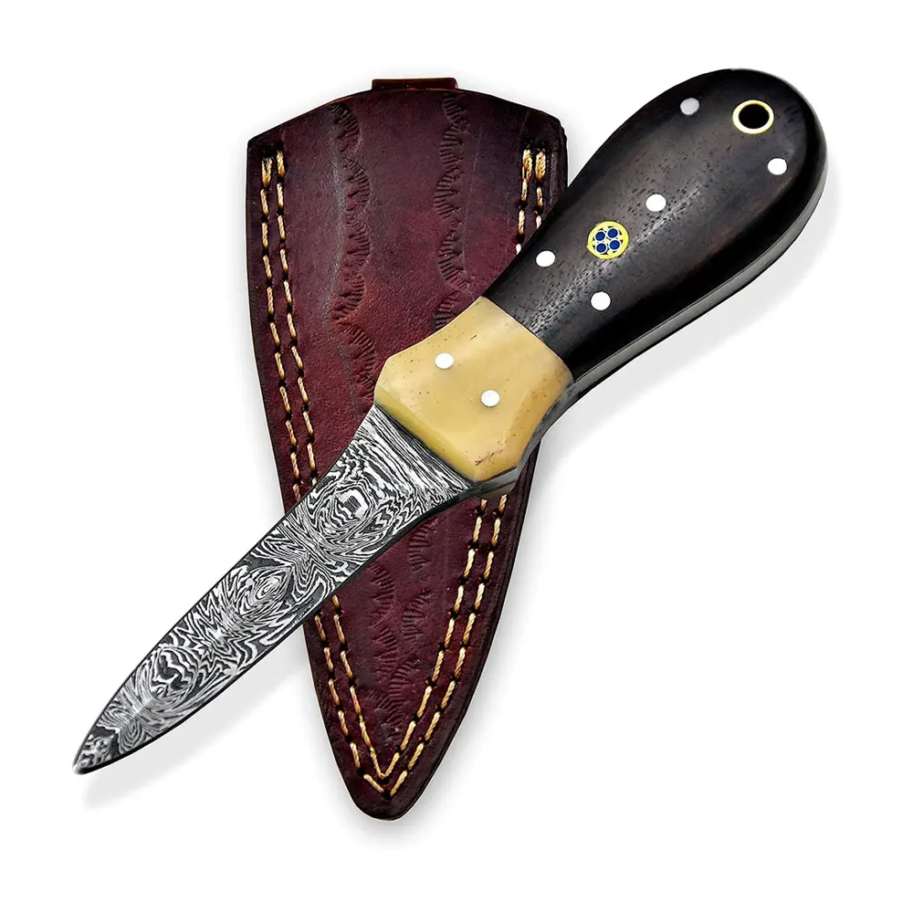 High Quality Oyster Knife With Non-Slip Grip Handle Oyster Shucking Knife Clam And Shellfish Opener Tool