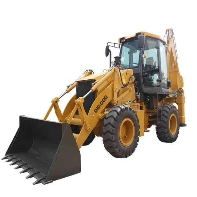 Mini Tractor Towable Backhoe Loader Earth-moving Machinery small wheel Backhoe Excavator Loader