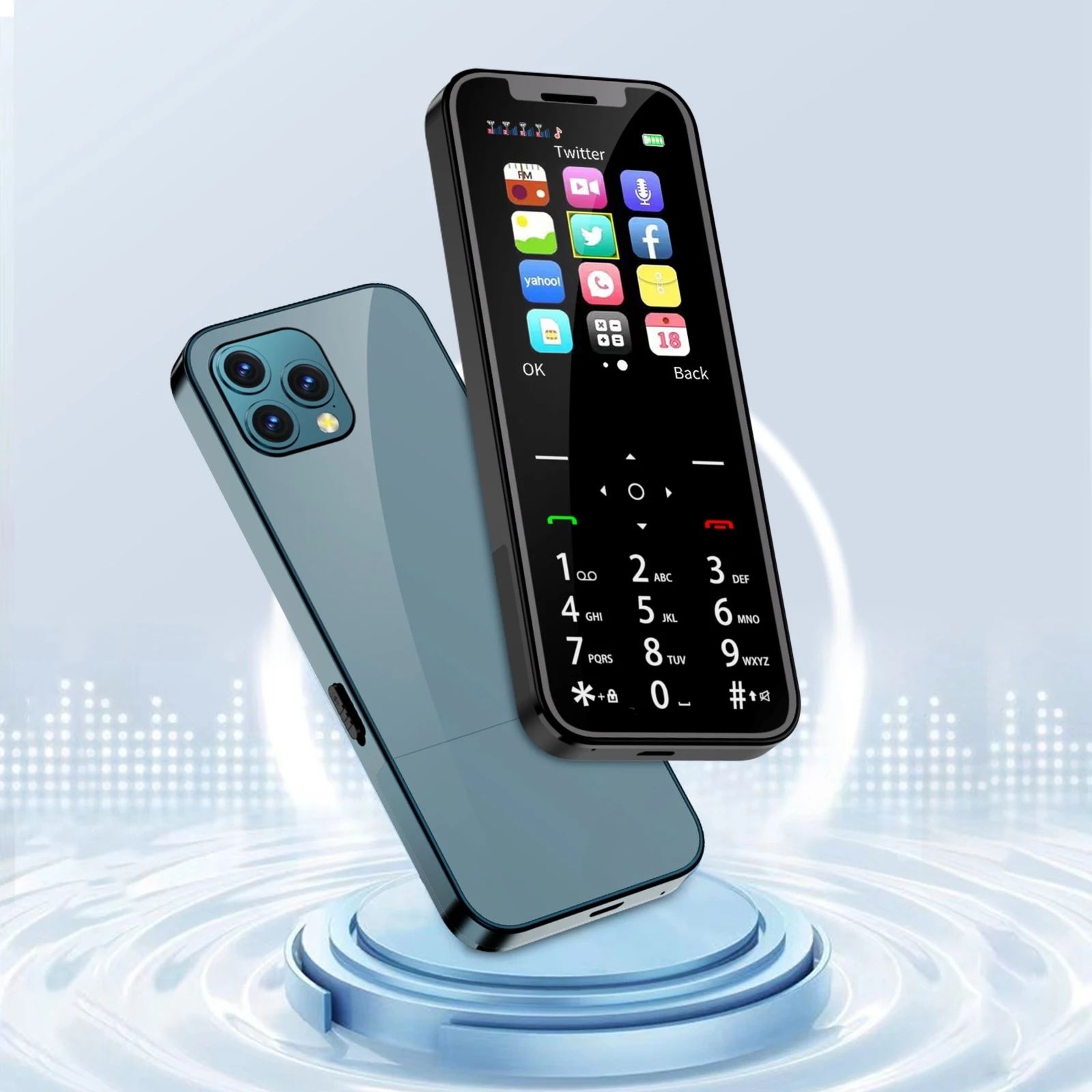 Мини-мобильный телефон Quad SIM SERVO X4, 21 ключ, 2,4 дюймов