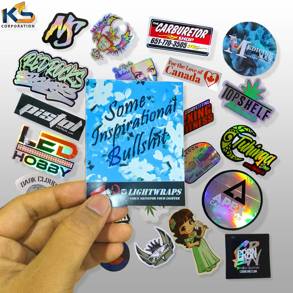 Custom Printing, Adhesive Waterproof Uv coated PVC Bumper vinyl Stickers Car door bumper rearview mirror bumper sticker